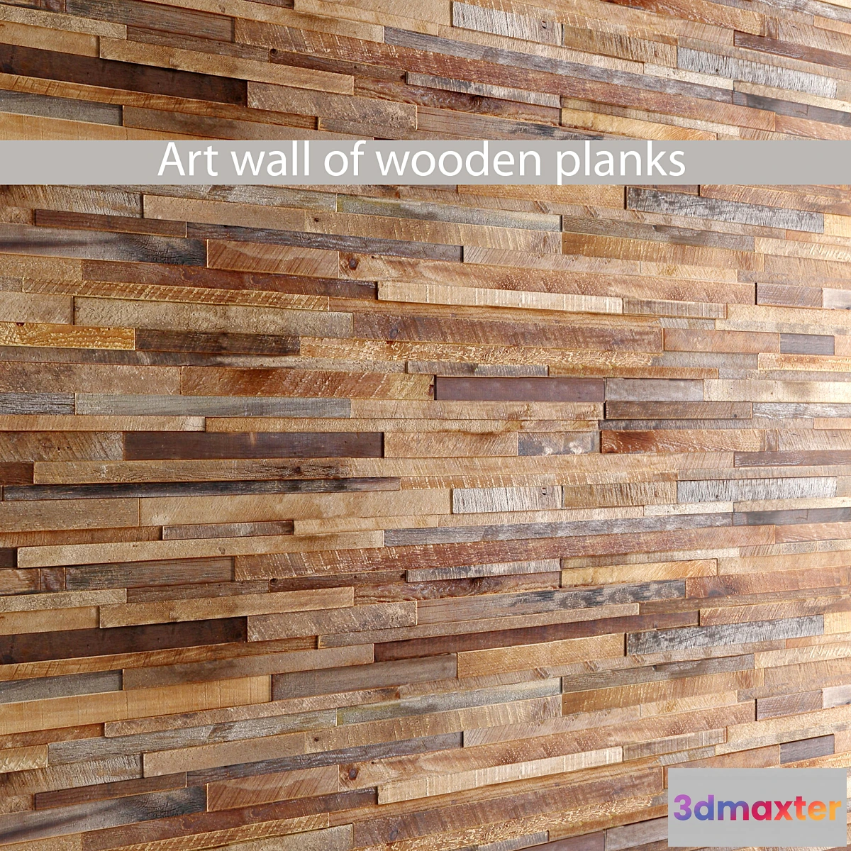 897062 - wood wall art wall decor wood panel slats boards wood mosaic - No.2