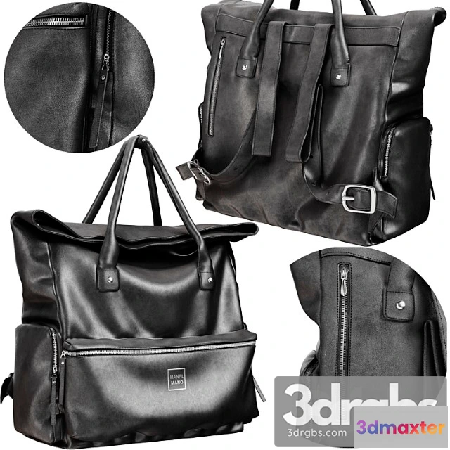 928034 - A leather backpack