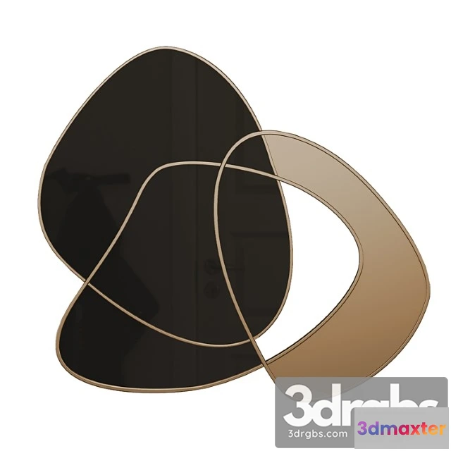 928060 - Abstract 3D Metal Wall Decor