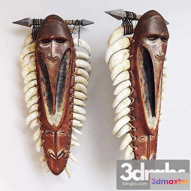 928074 - African shaman mask
