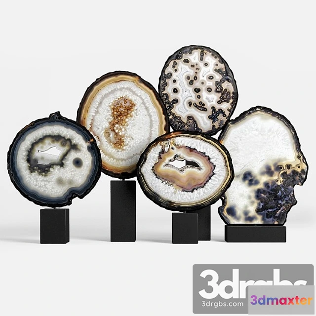 928078 - Agate decor set 03