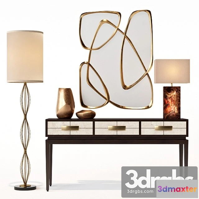 928090 - Allegro three-drawer console table