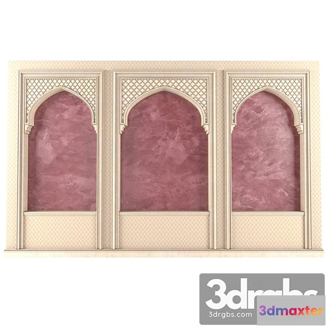 928140 - Arch In Oriental Style Arabic Wall