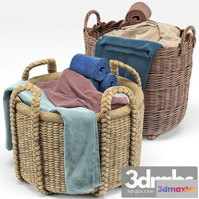 928310 - Borocay Wicker Floor Basket
