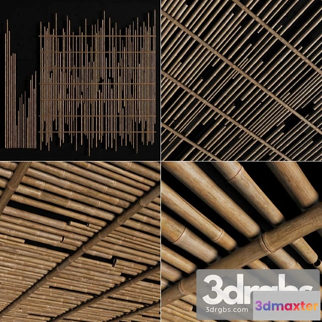 928390 - Ceiling Bamboo Tsage Random Decor H1 Bamboo Ceiling Random Cell