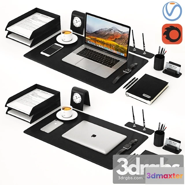 928470 - Classic silver workplace macbook