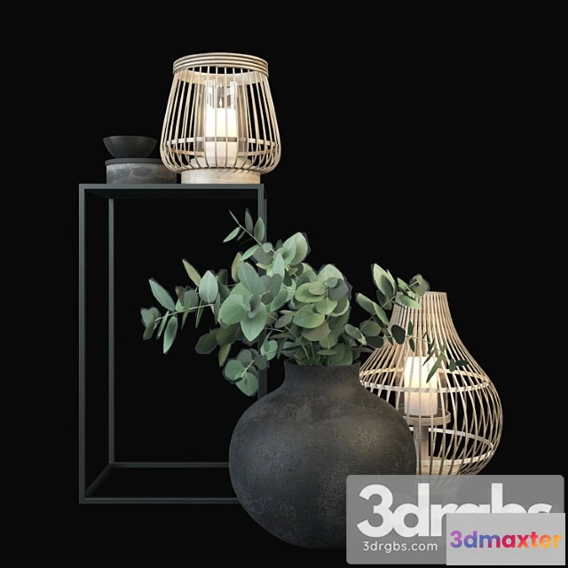 928738 - Decorative set with eucalyptus - No.2