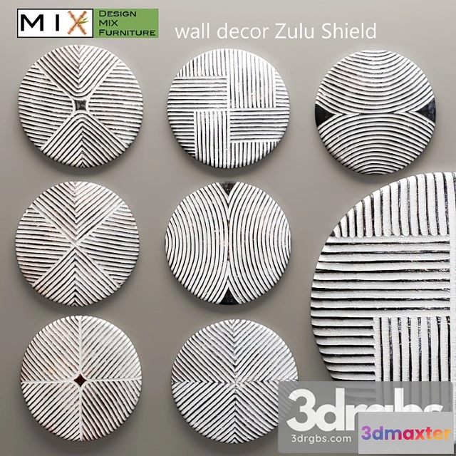 928960 - Design Mix Furniture Zulu Shield Panel Panel