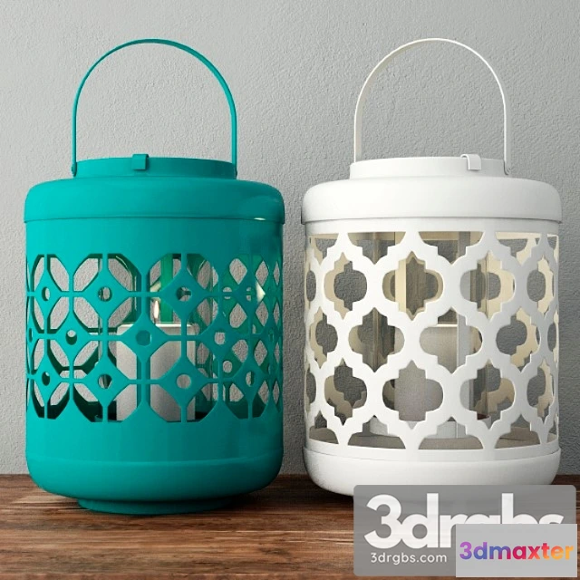 928968 - Dharma metal lantern set