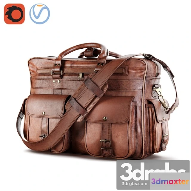 929010 - Everett large leather pilot briefcase bag