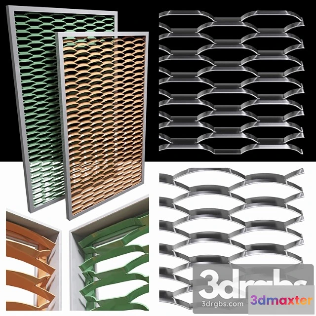 929016 - Expanded metal stainless (radial & arc)