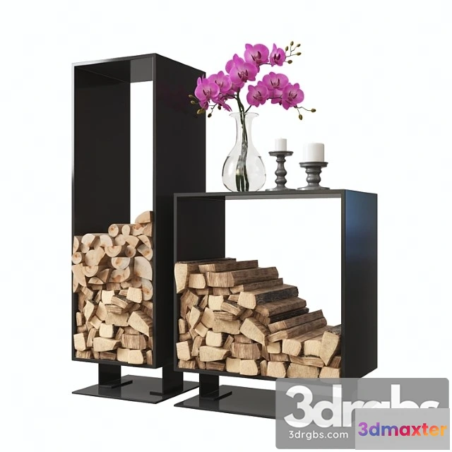 929042 - Firewood storage rack-set