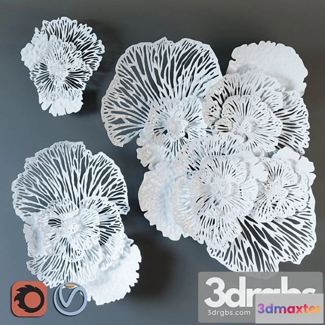 929056 - Flower wall art