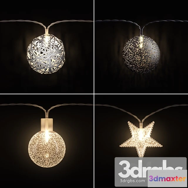 929070 - Garland lights set 3