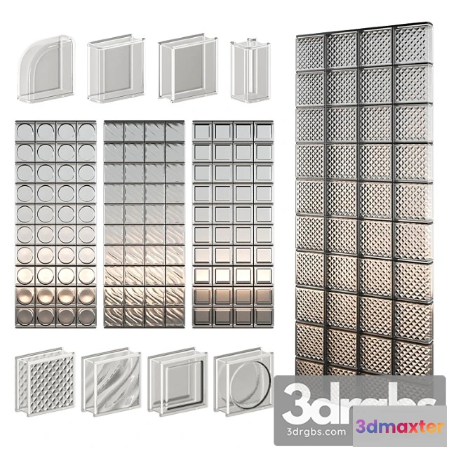 929084 - Glass Block Wall 07