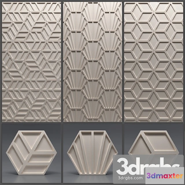929120 - Gypsum 3d panel