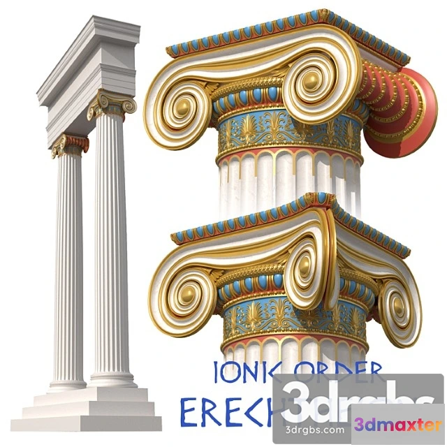 929296 - Ionic order erechtheion column