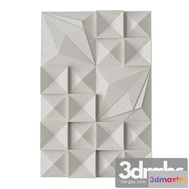 929342 - Lava Ash Tile Dimensional Wall Art