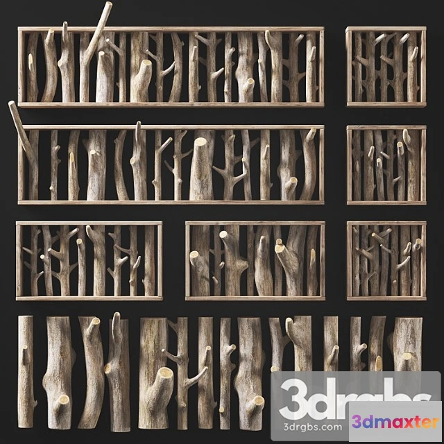 929372 - Log clear decor firewood