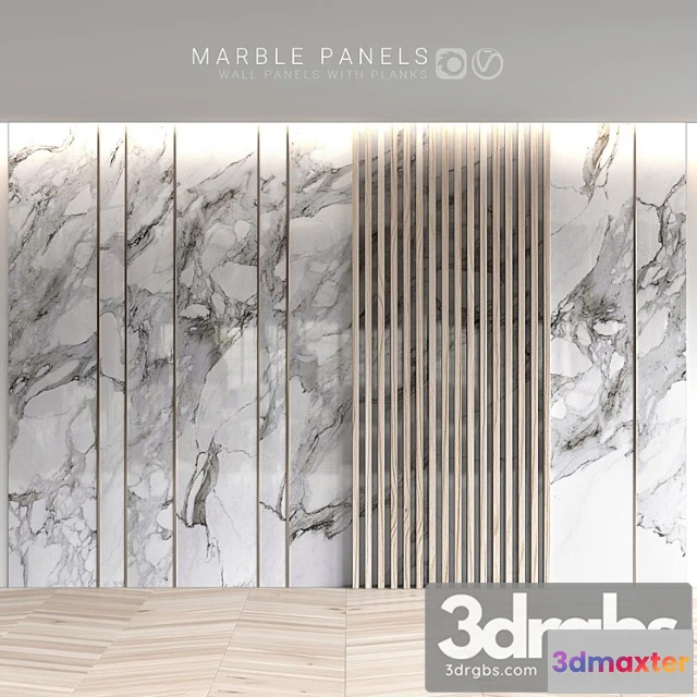 929416 - Marble panels with planks