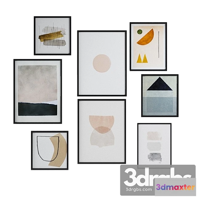 929466 - Minimal paintings set