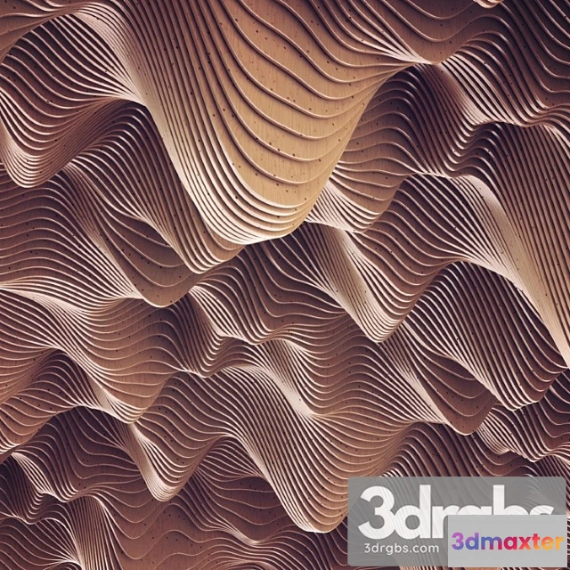 929610 - Parametric wood decor