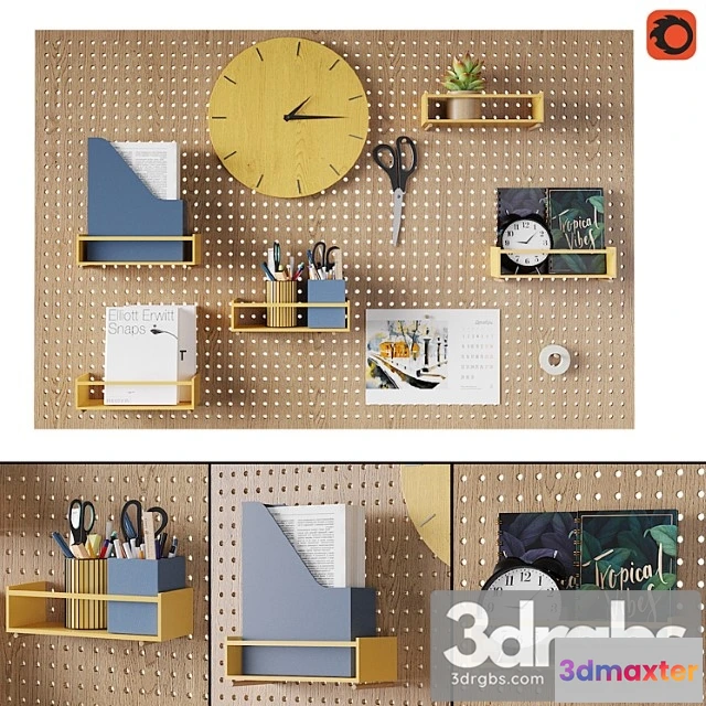 929630 - Perforated Board Organizer