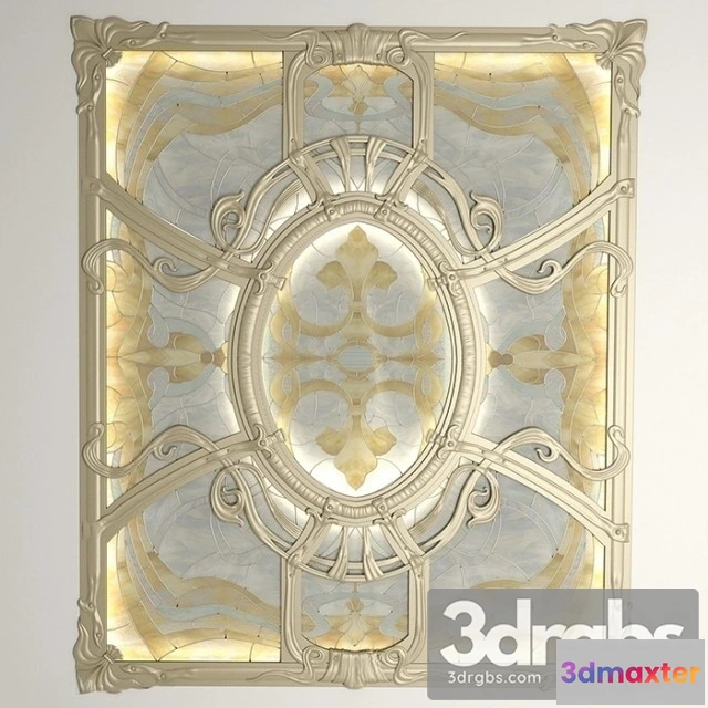 929692 - Rama Kov Stained Glass Window