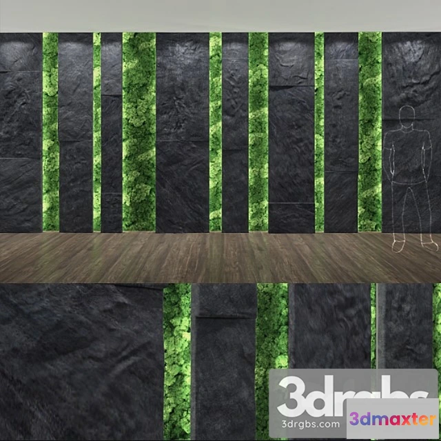 929836 - Stone Moss Wall