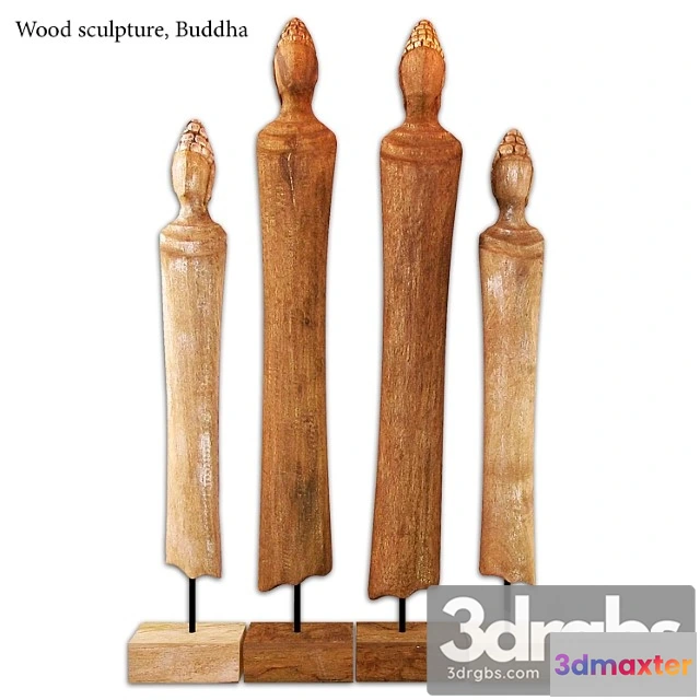 930226 - Wood sculpture buddha