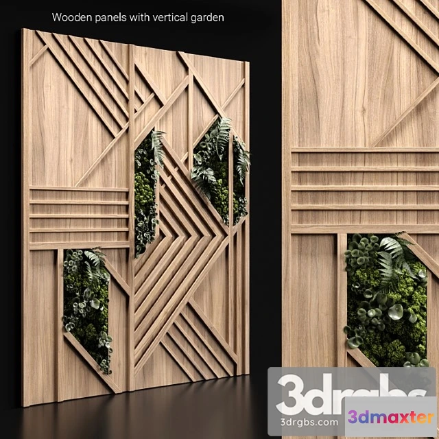 930268 - Wooden panels and vertical garden 3
