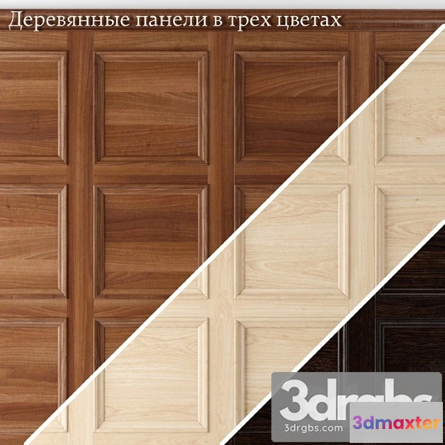 930270 - Wooden Panels In Classic Style 1