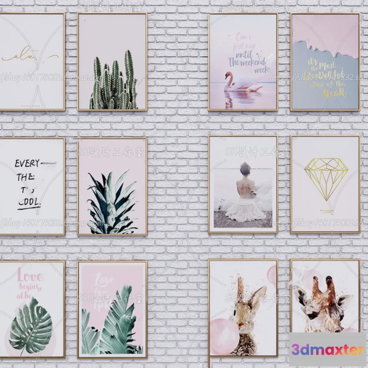 1132966 - Decorative Painting - 3D Models - 0002