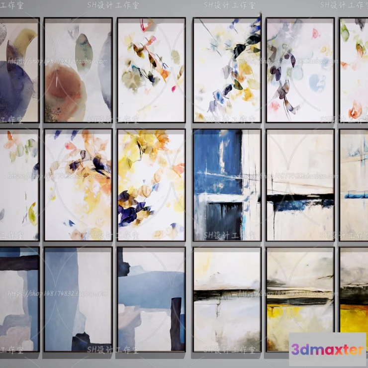 1132972 - Decorative Painting - 3D Models - 0005