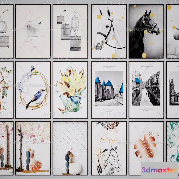 1132978 - Decorative Painting - 3D Models - 0008