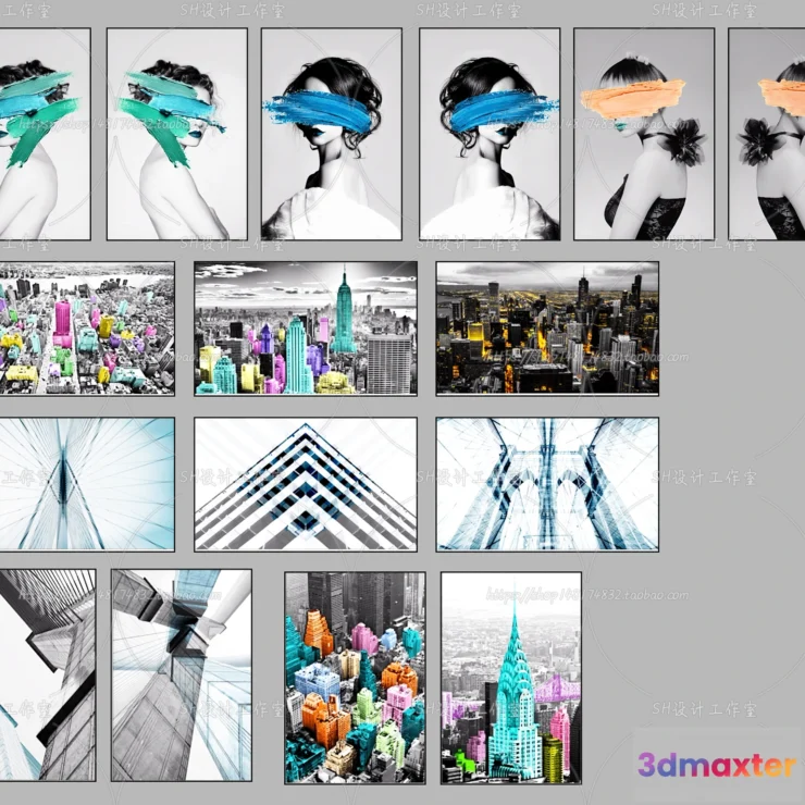 1132986 - Decorative Painting - 3D Models - 0012