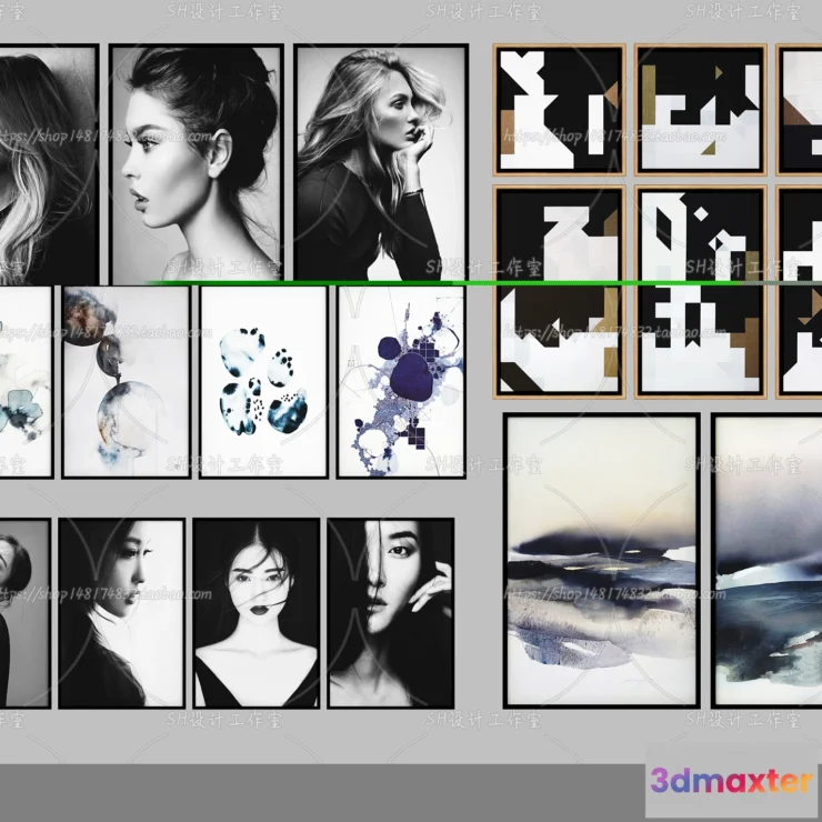 1132992 - Decorative Painting - 3D Models - 0015