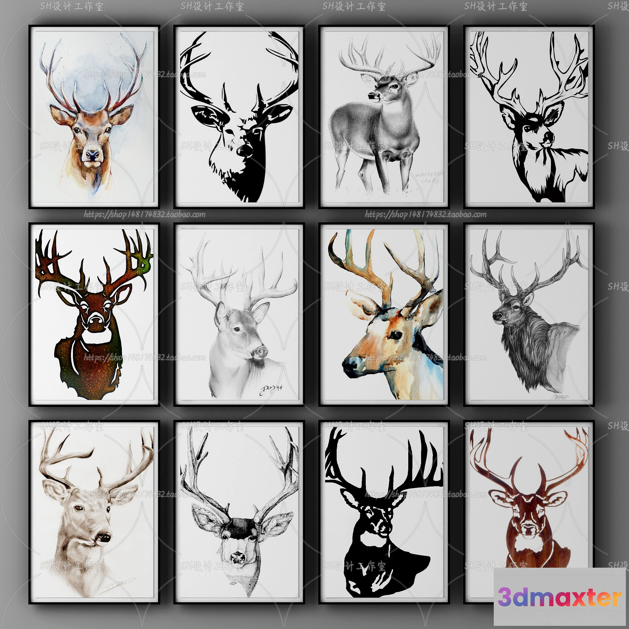 1132998 - Decorative Painting - 3D Models - 0018