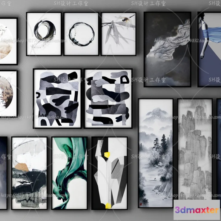 1133002 - Decorative Painting - 3D Models - 0020