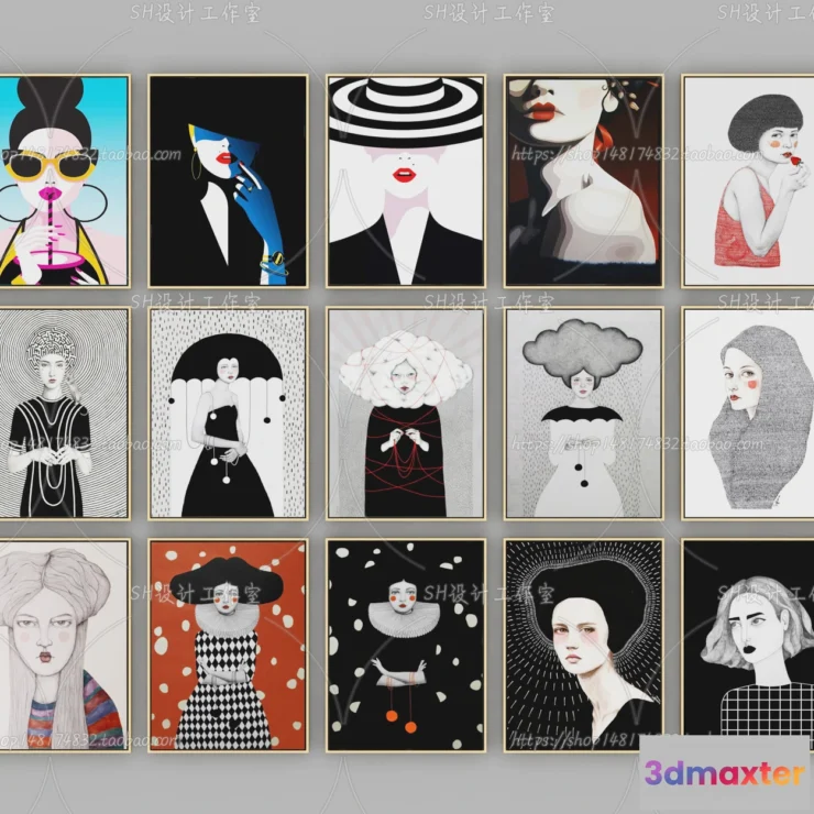 1133006 - Decorative Painting - 3D Models - 0022