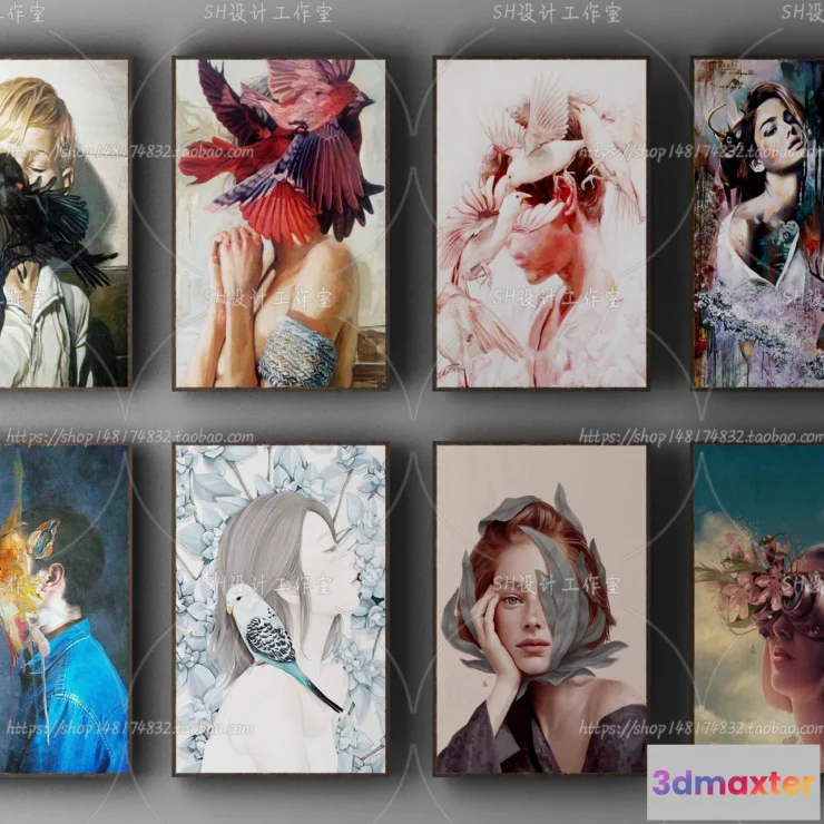 1133008 - Decorative Painting - 3D Models - 0023