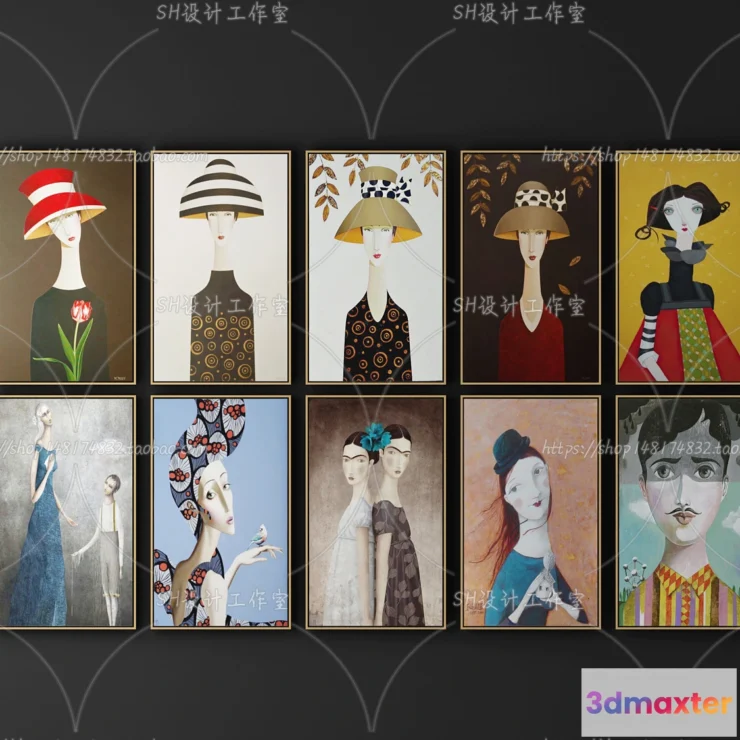 1133068 - Decorative Painting - 3D Models - 0053