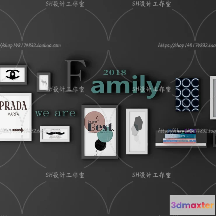 1133100 - Decorative Painting - 3D Models - 0069