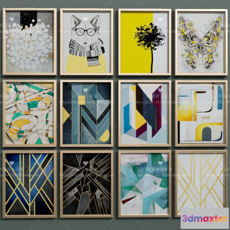 1133194 - Decorative Painting - 3D Models - 0116