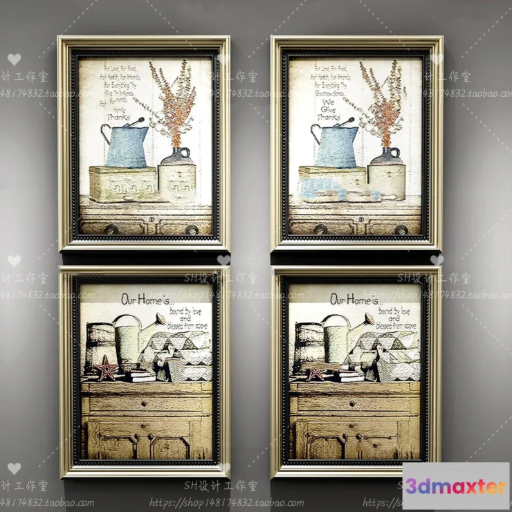 1133248 - Decorative Painting - 3D Models - 0143