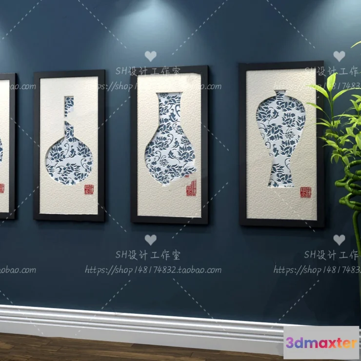 1133250 - Decorative Painting - 3D Models - 0144