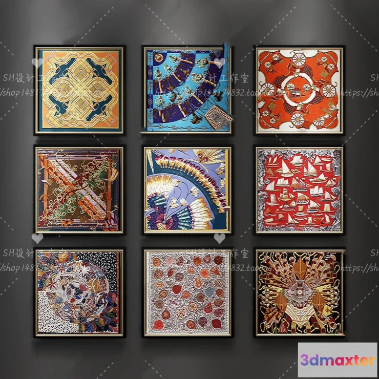 1133264 - Decorative Painting - 3D Models - 0151