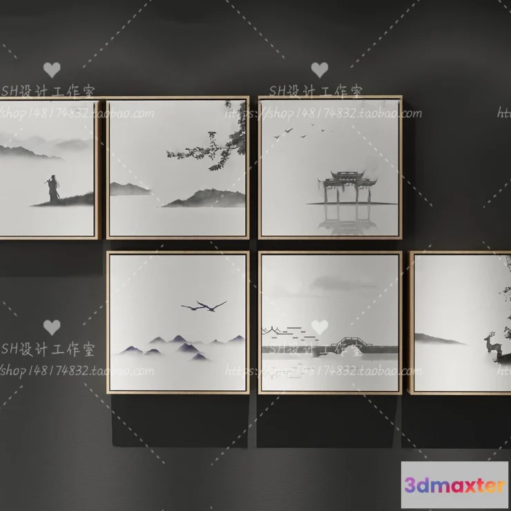 1133322 - Decorative Painting - 3D Models - 0180