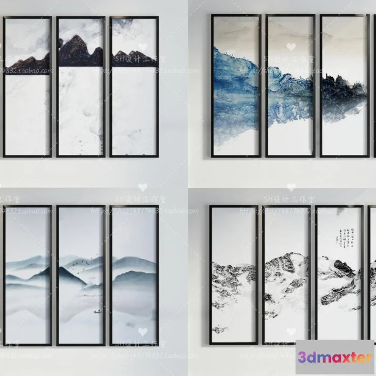 1133334 - Decorative Painting - 3D Models - 0186