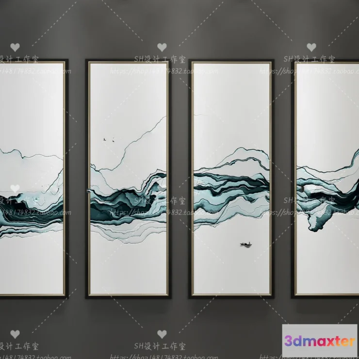 1133336 - Decorative Painting - 3D Models - 0187